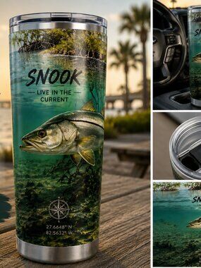 Snook 20 oz Stainless Steel Tumbler